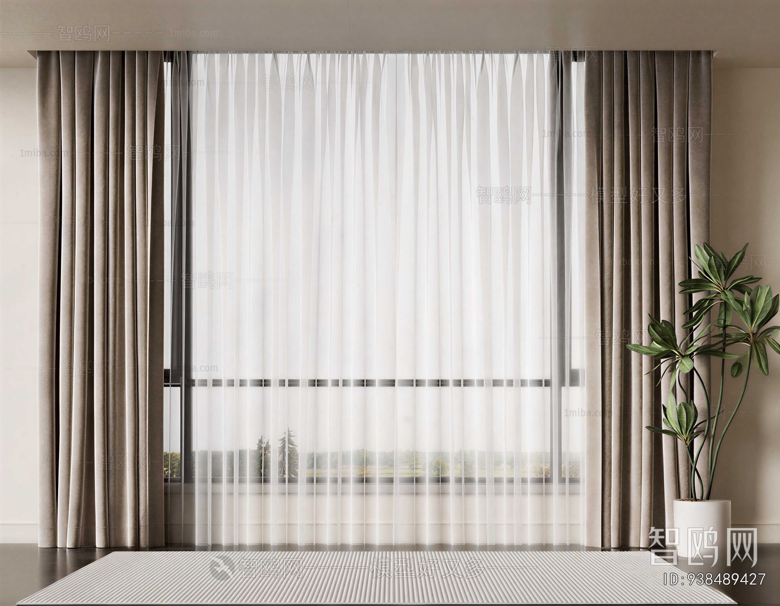 New Chinese Style The Curtain