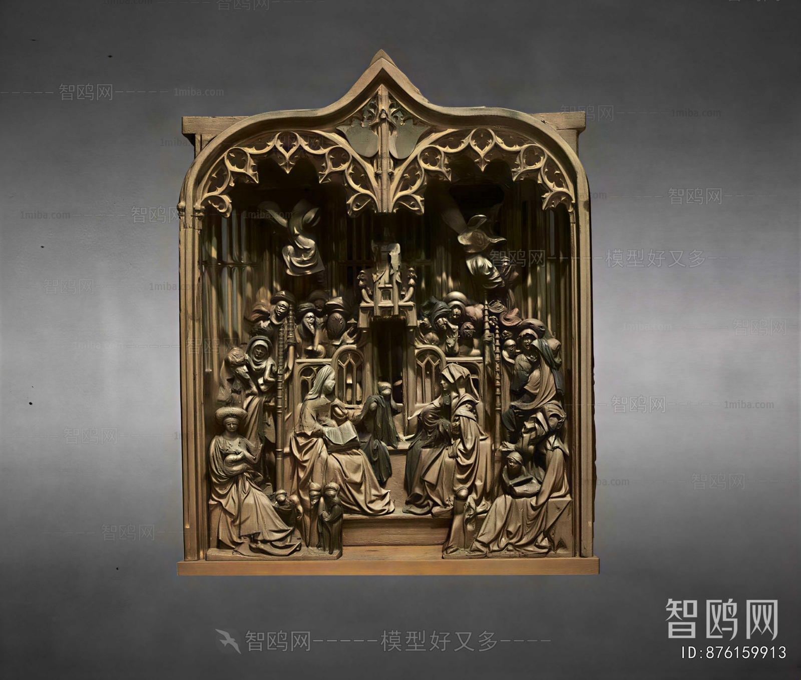 European Style Buddhist Niche
