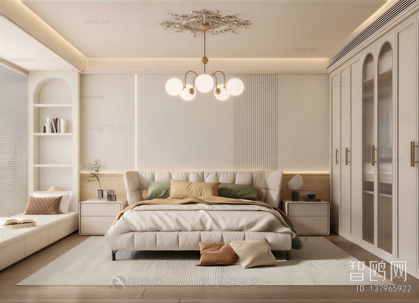Wabi-sabi Style Bedroom