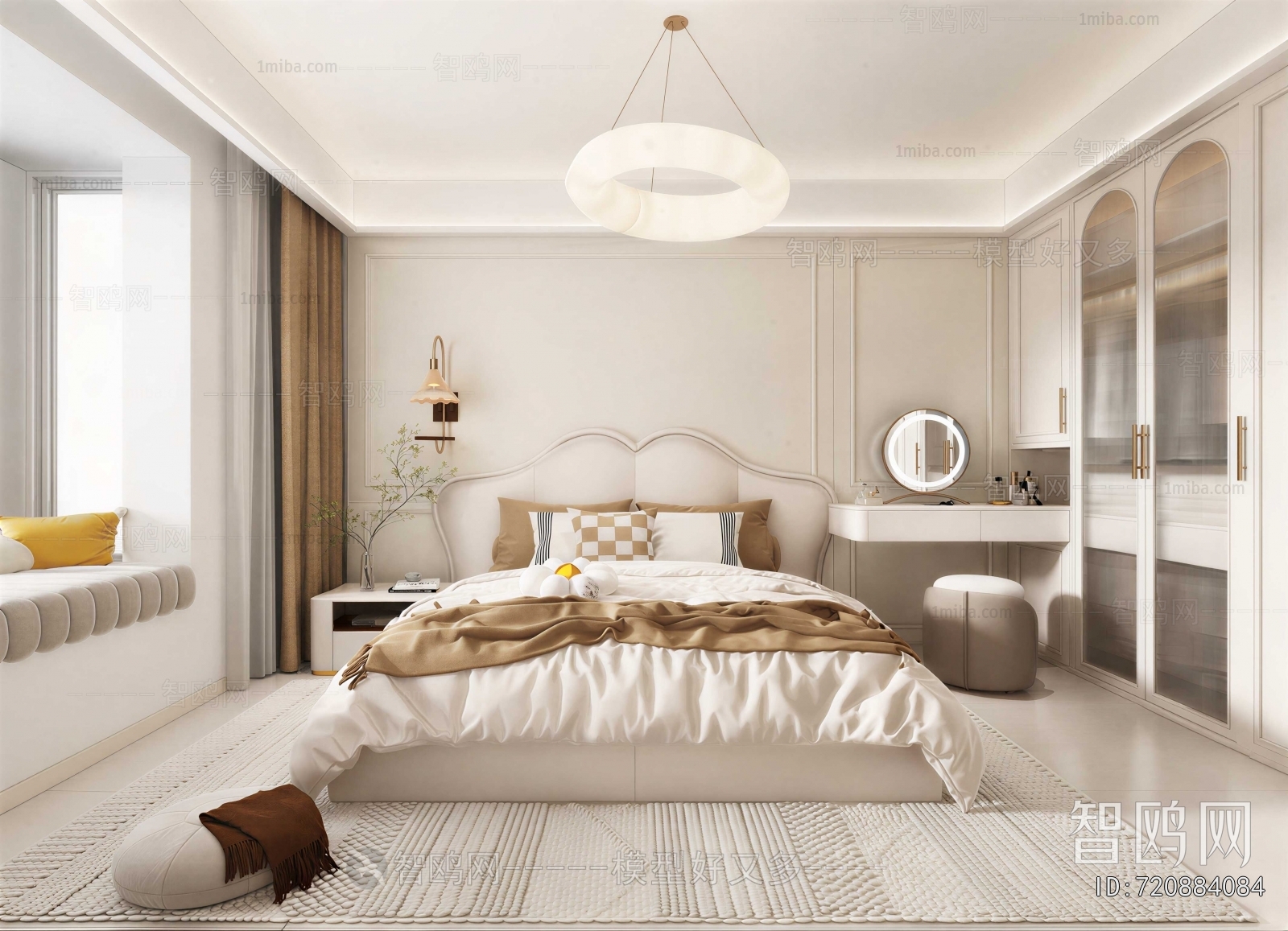 Modern French Style Bedroom