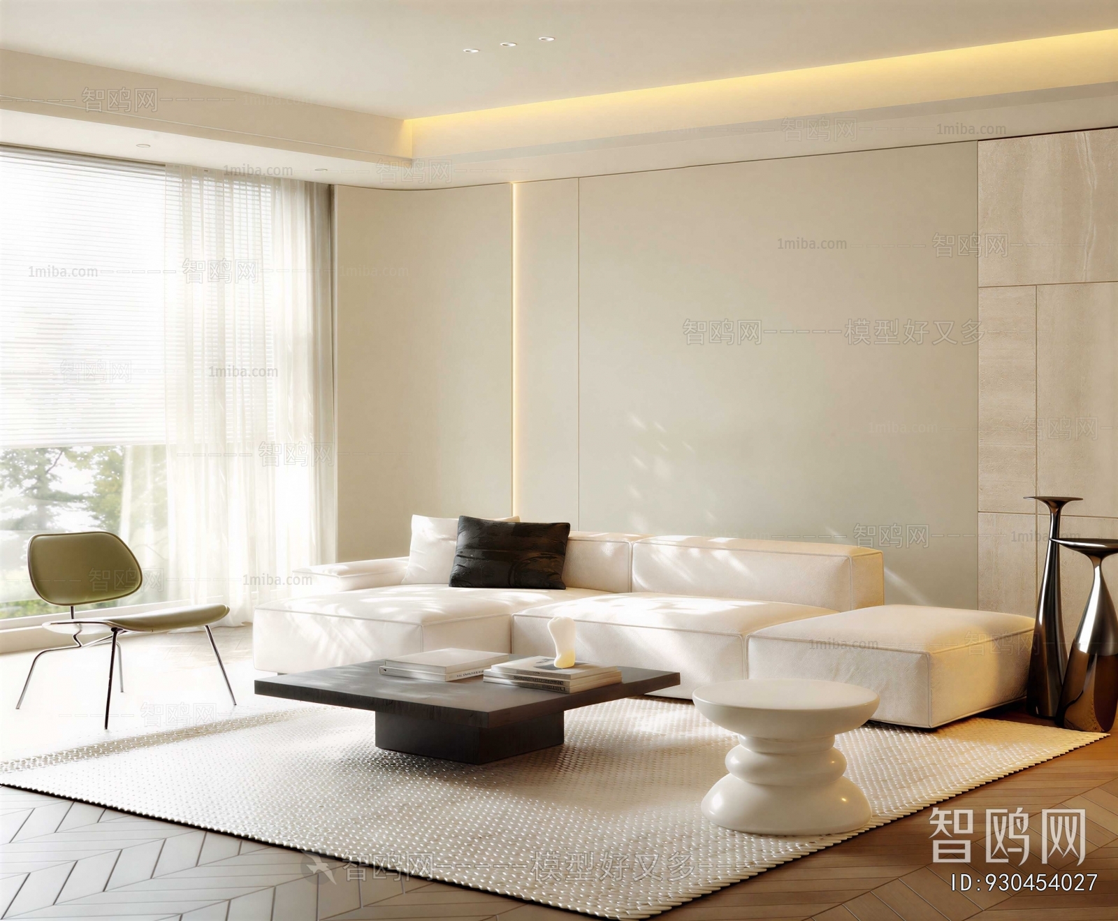 Wabi-sabi Style A Living Room