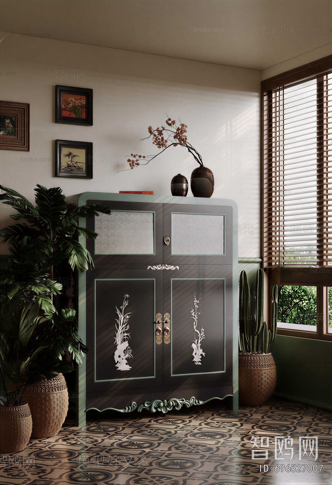 French Style Side Cabinet