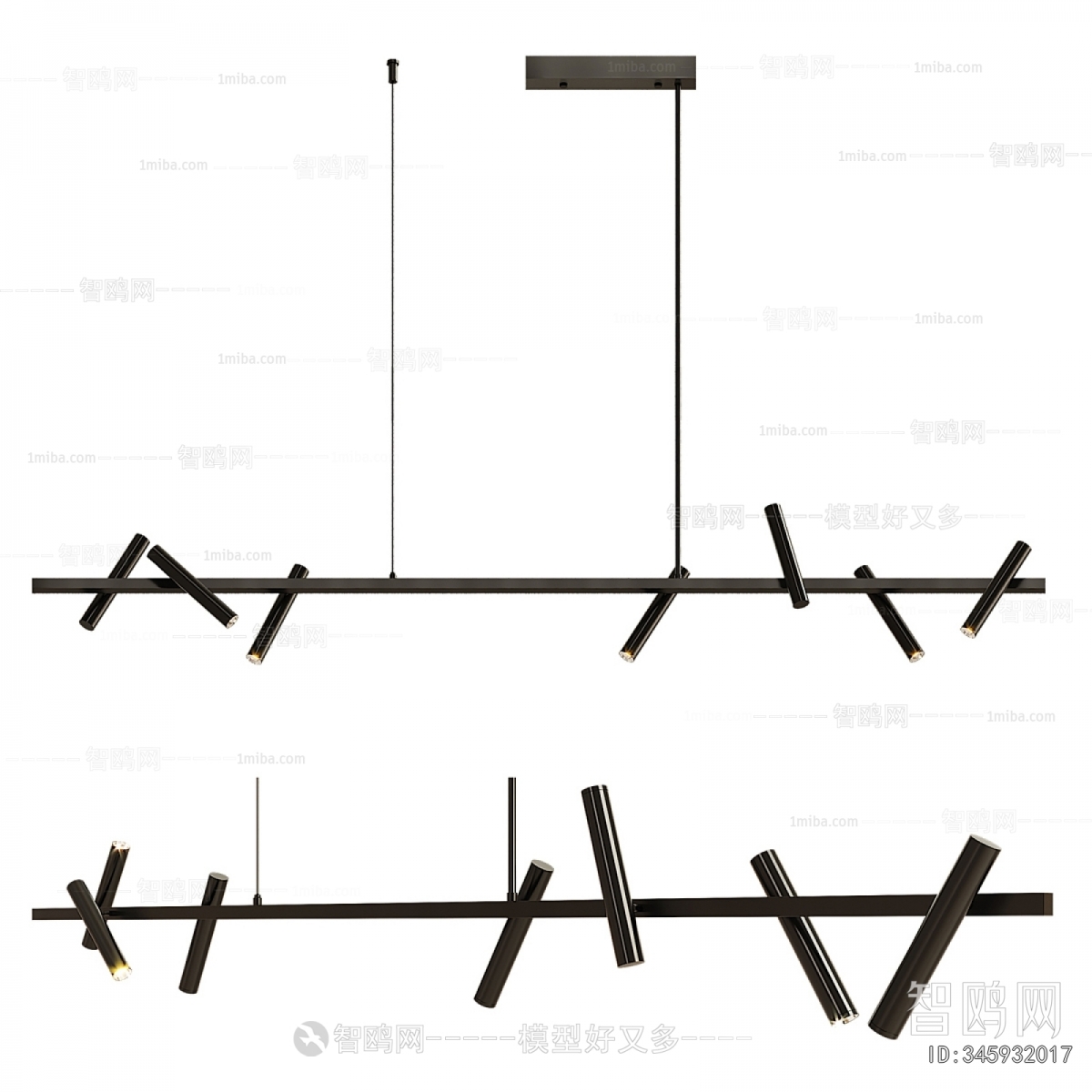 Modern Long Chandelier