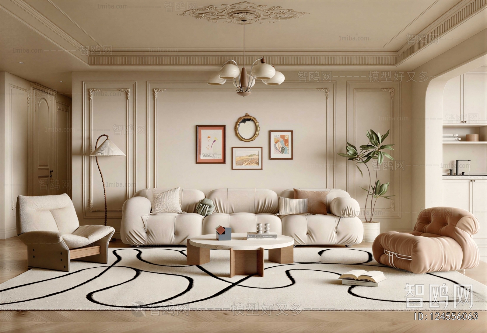 French Style A Living Room