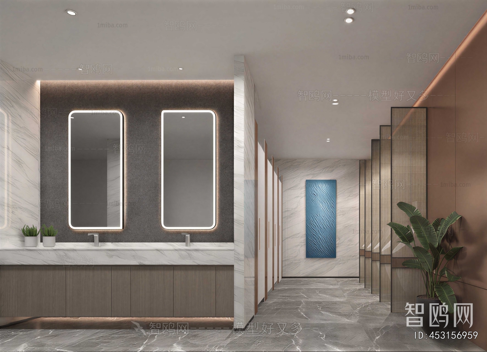 Modern Public Toilet
