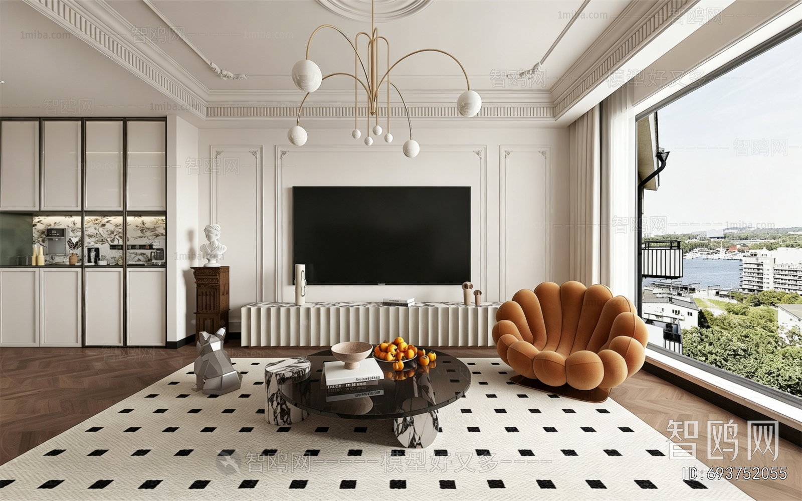 French Style A Living Room