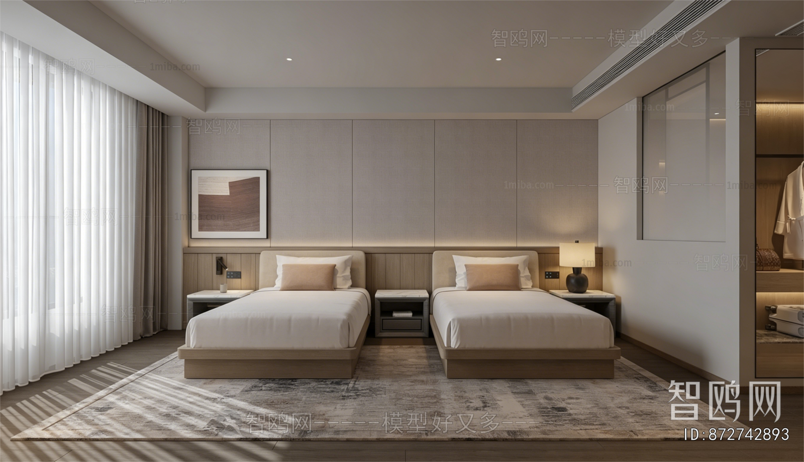 Modern Guest Room