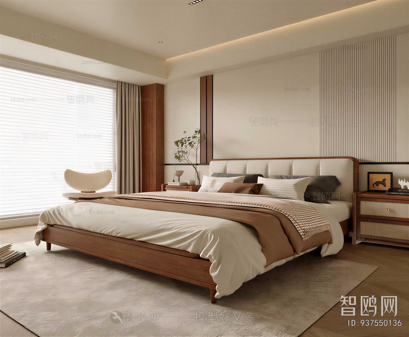 New Chinese Style Bedroom