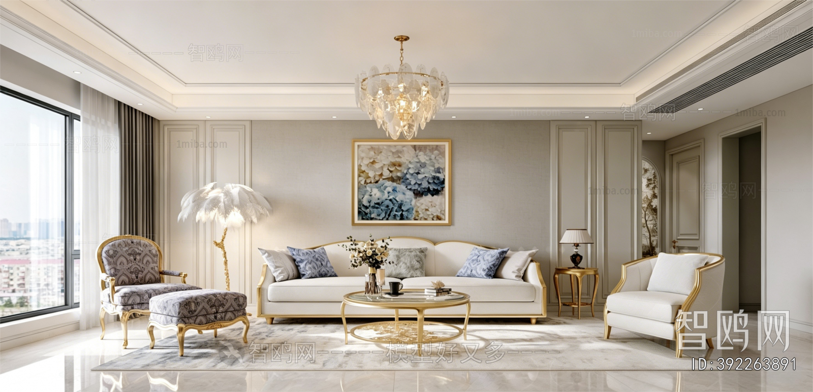 American Style A Living Room