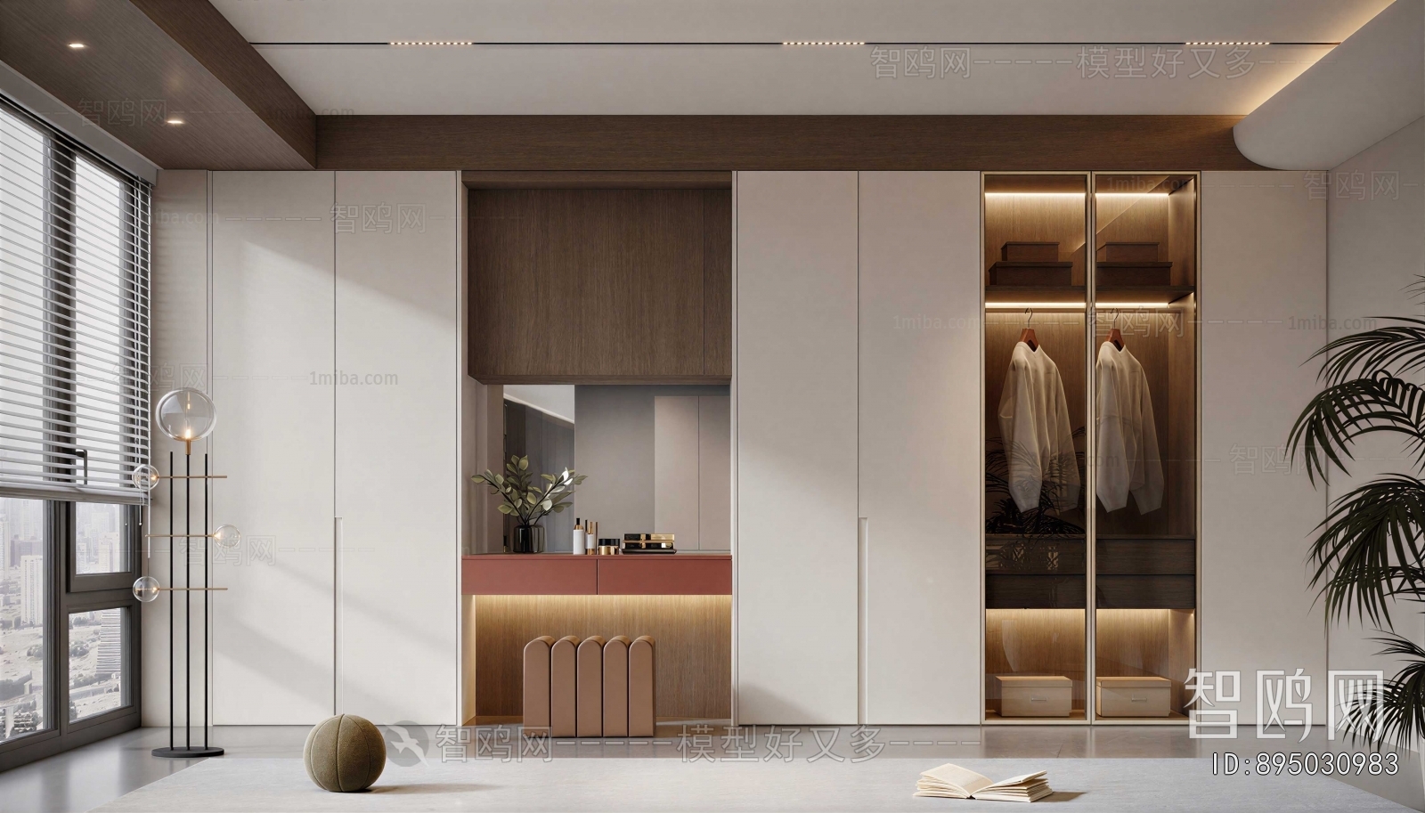 Modern Clothes Storage Area