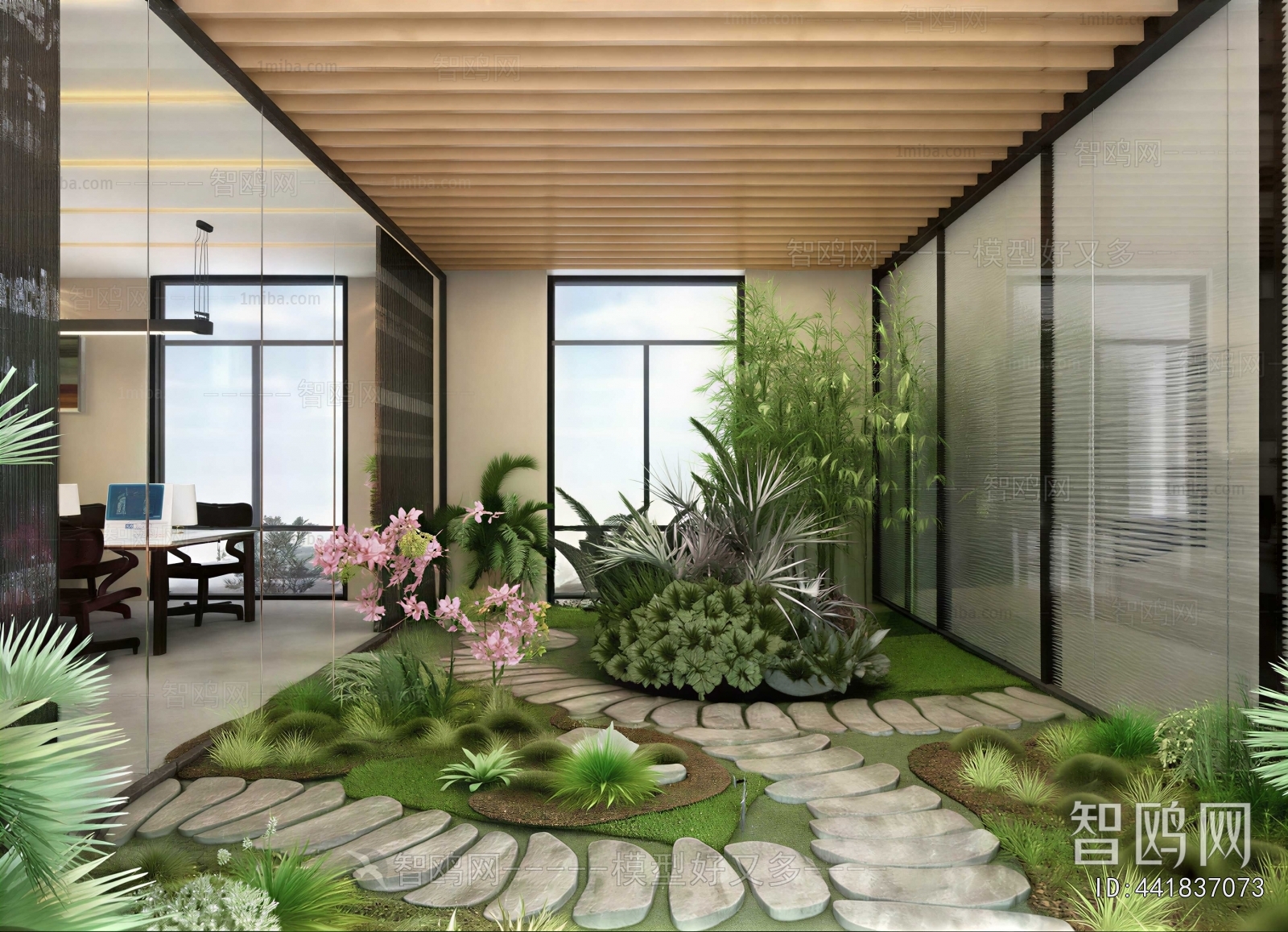 Modern Courtyard/landscape