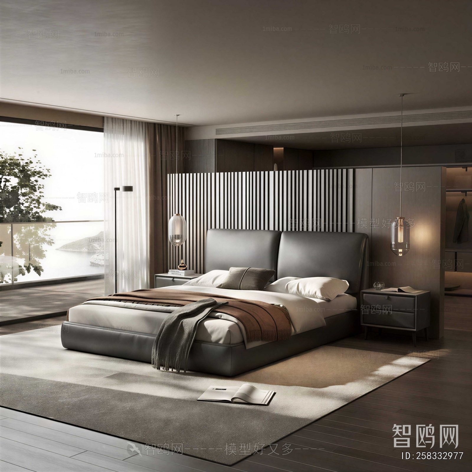 Wabi-sabi Style Bedroom