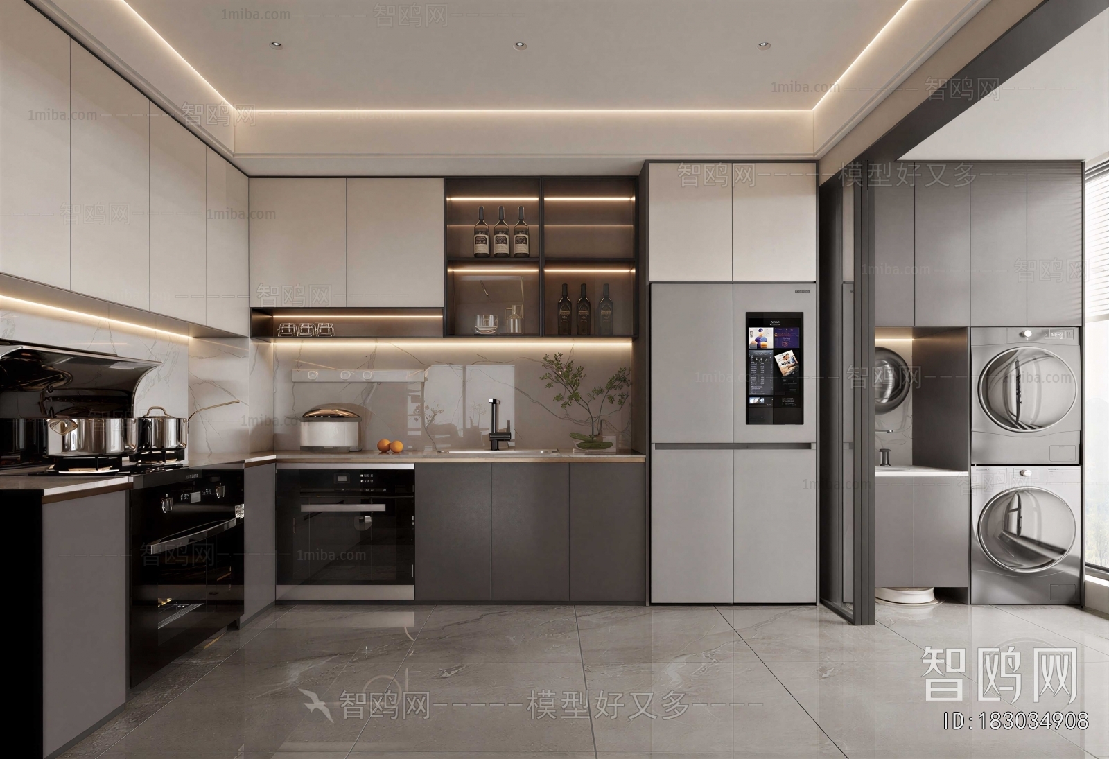 Modern The Kitchen