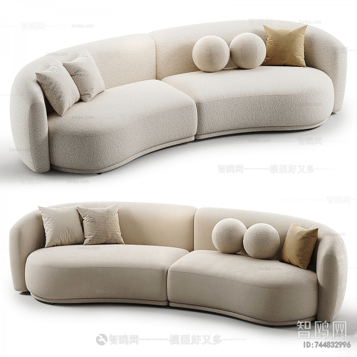 Modern Curved Sofa