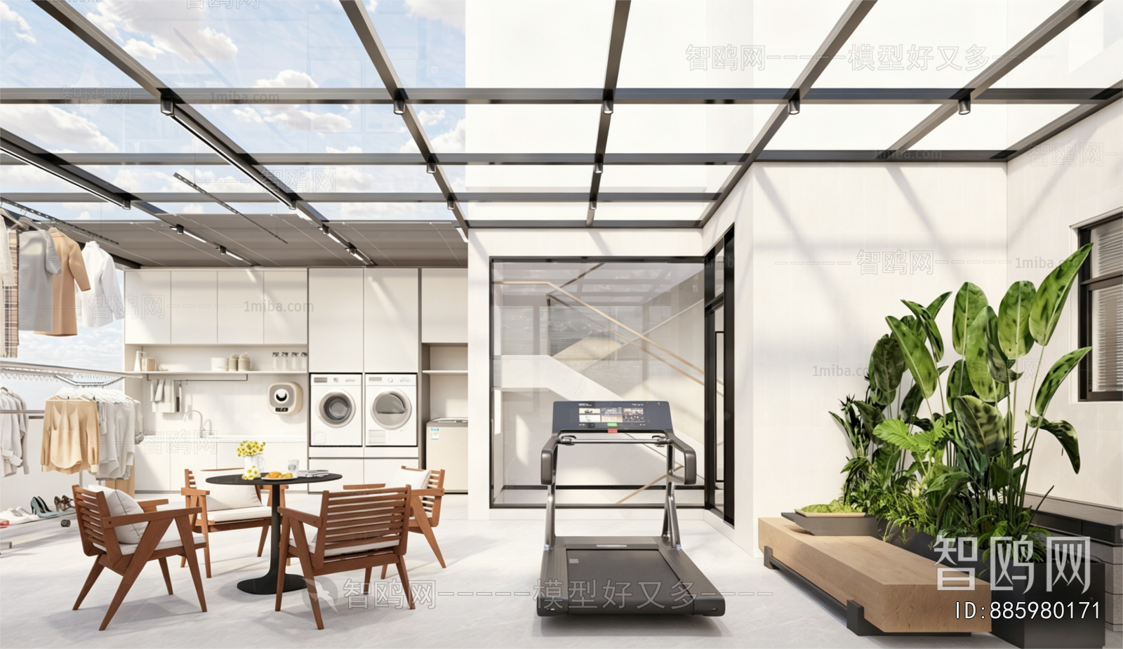 Modern Glass Sun Room