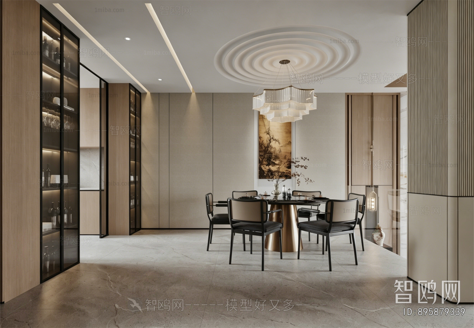 New Chinese Style Dining Room