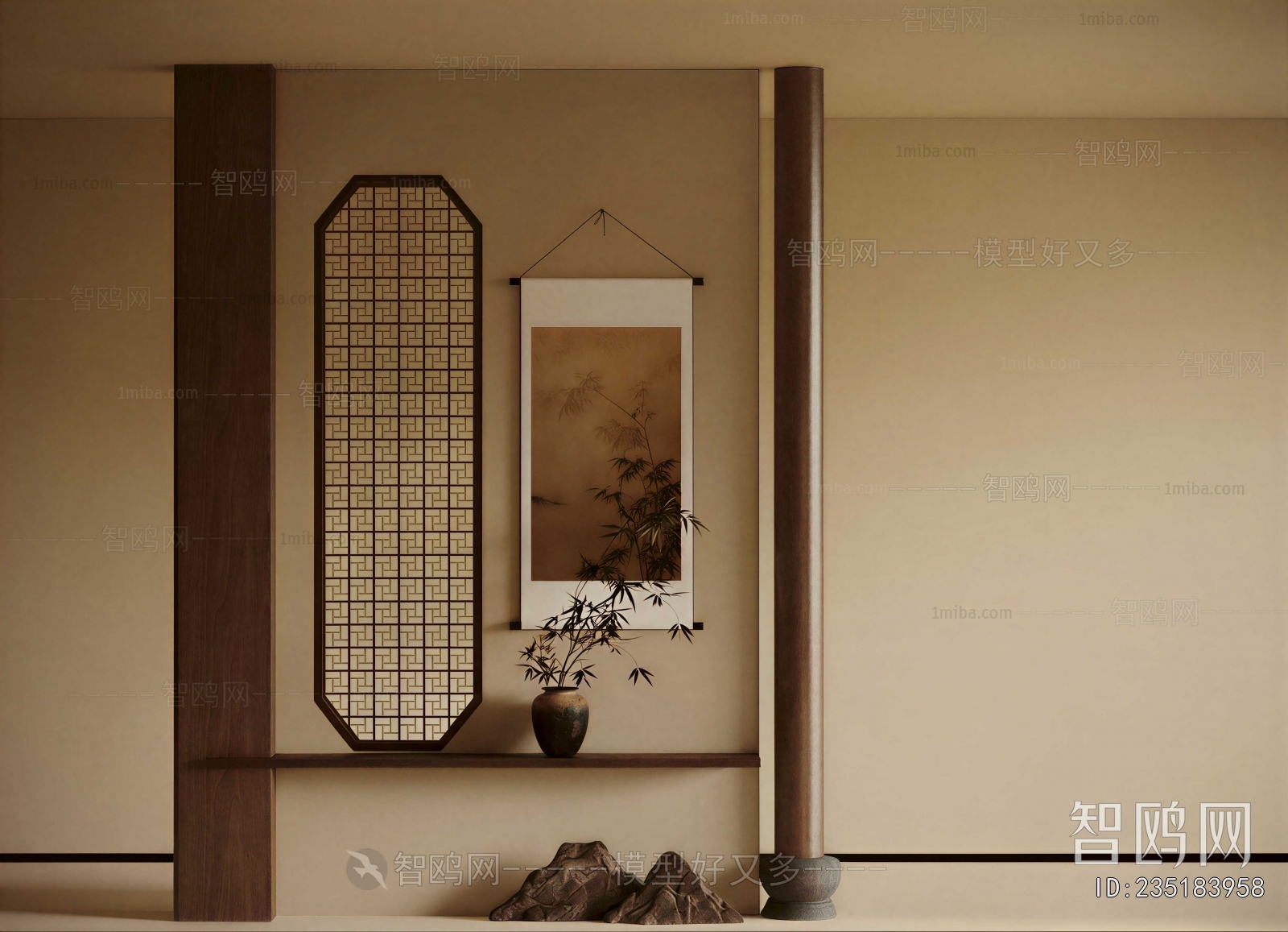 New Chinese Style Hallway