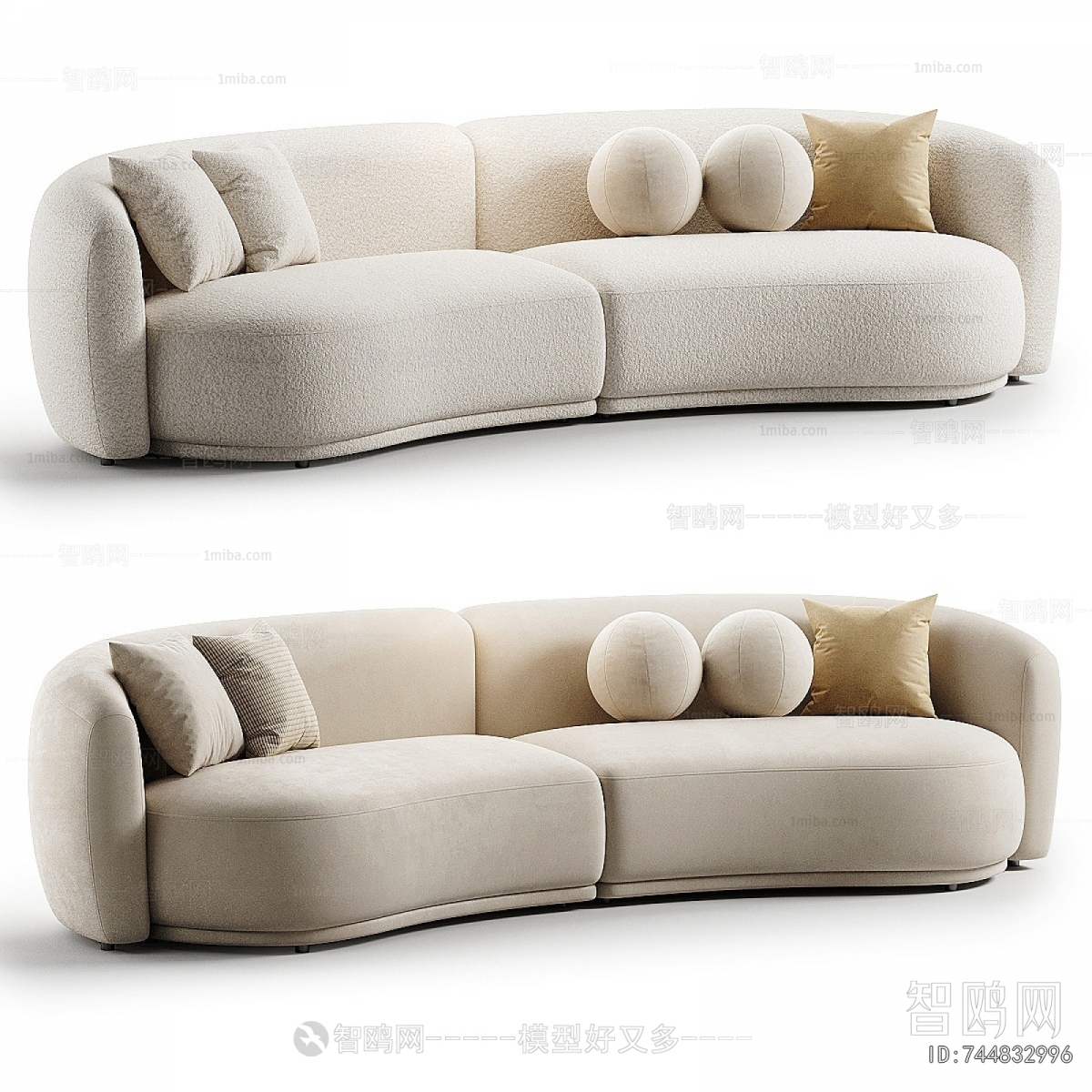 Modern Curved Sofa