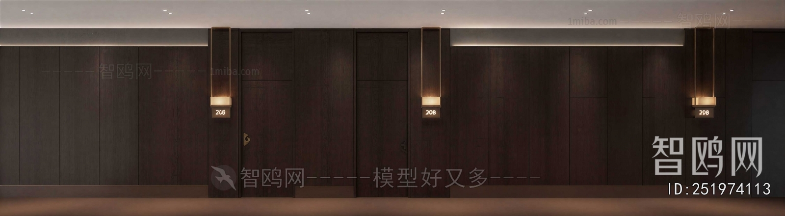 Modern Corridor Elevator Hall