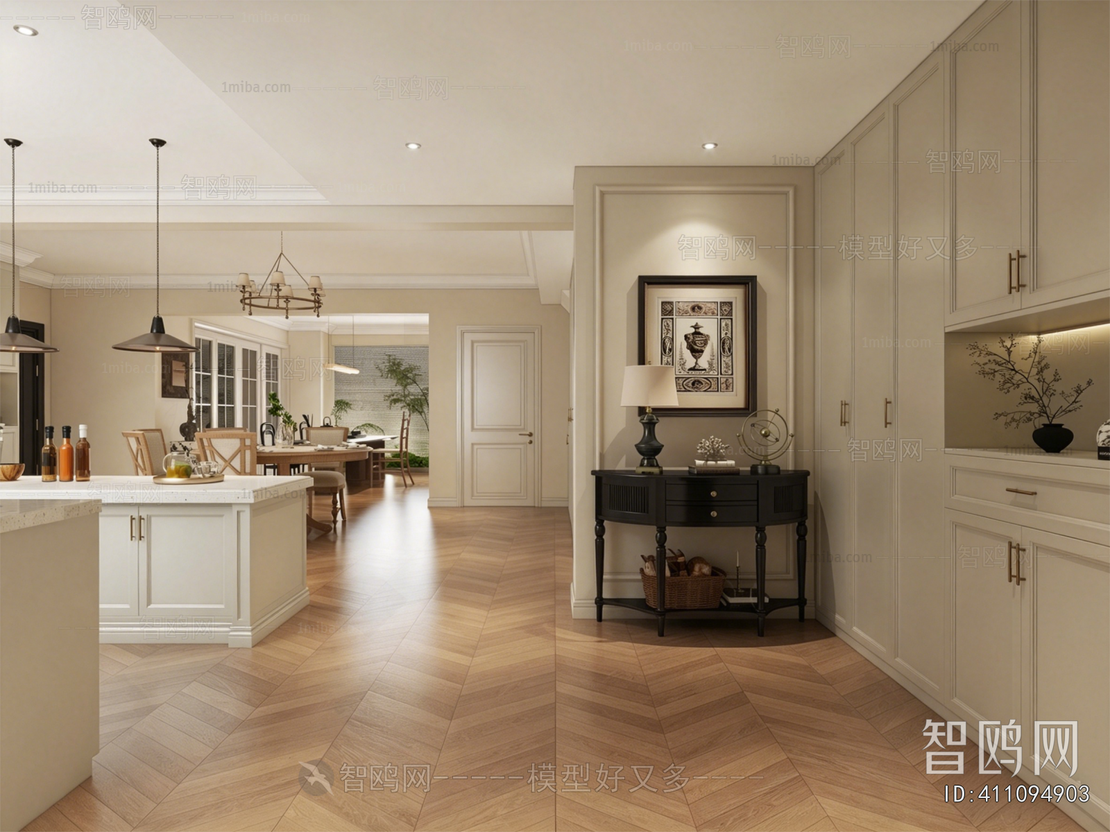 American Style Open Kitchen