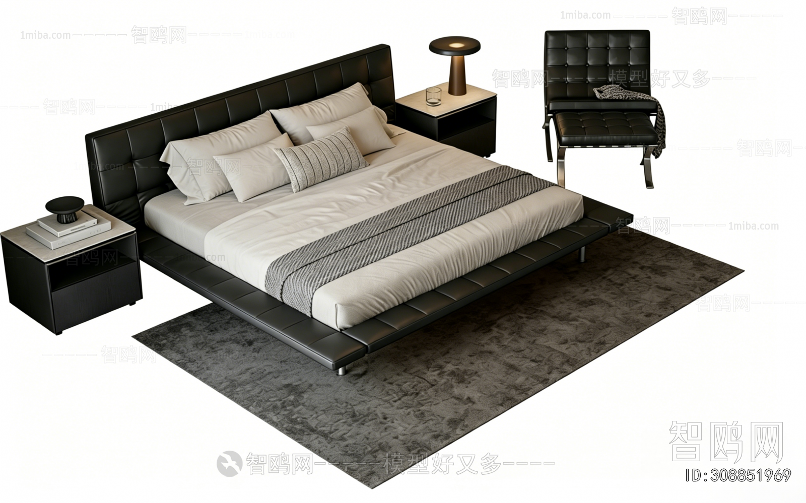 Modern Double Bed
