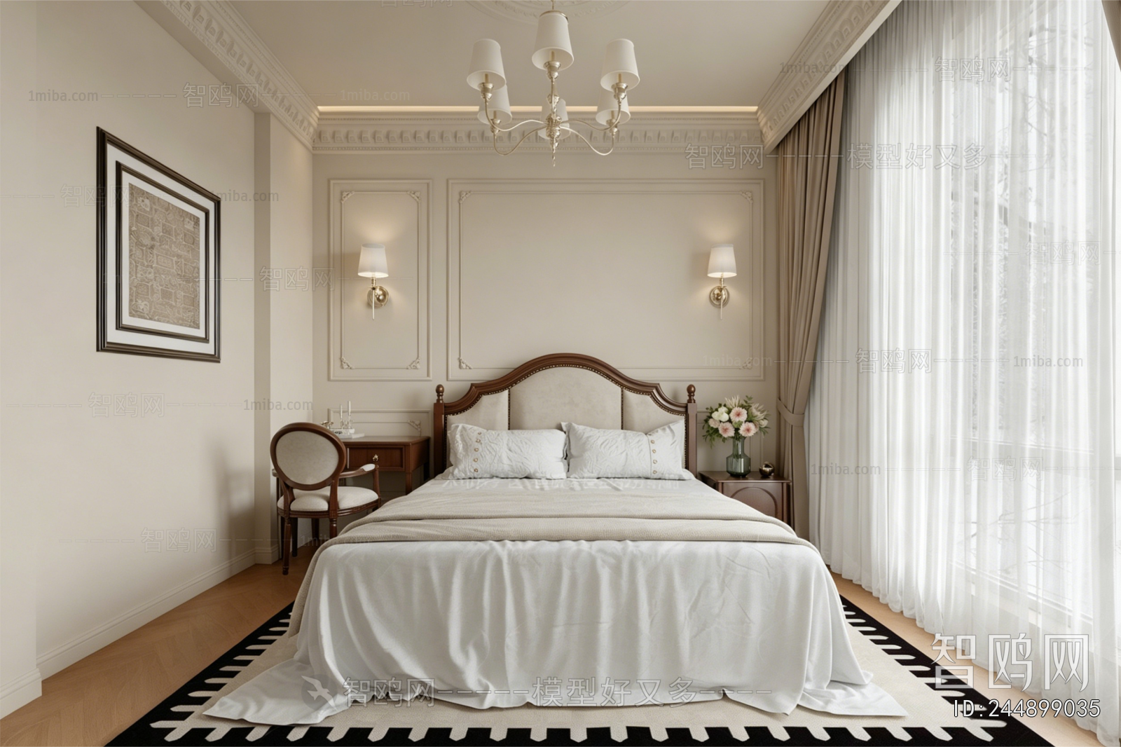 American Style Bedroom