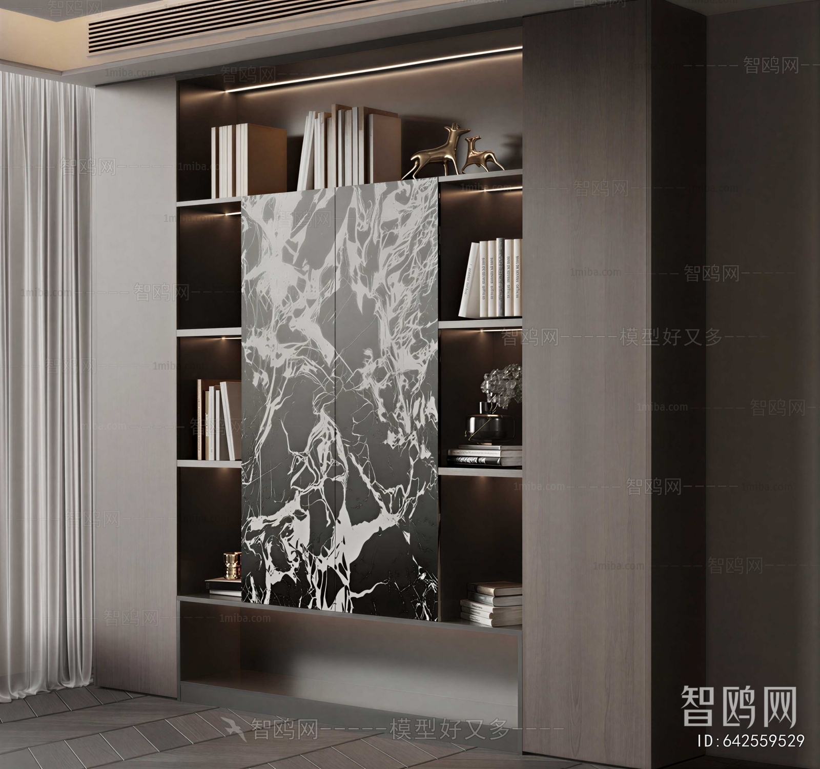 New Chinese Style Wine Cabinet