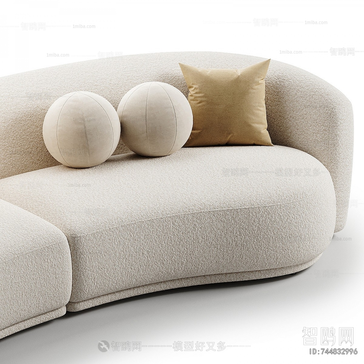 Modern Curved Sofa