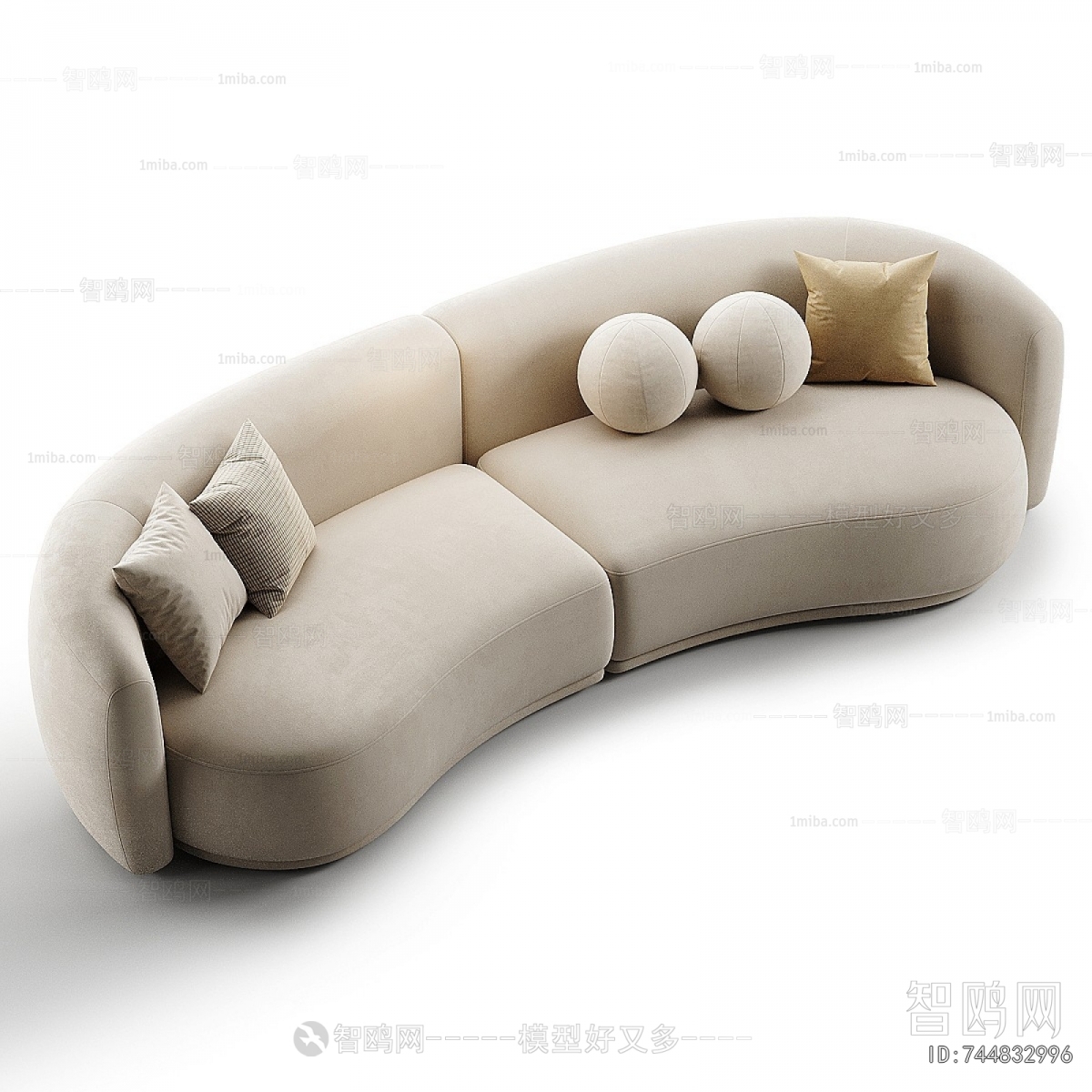Modern Curved Sofa