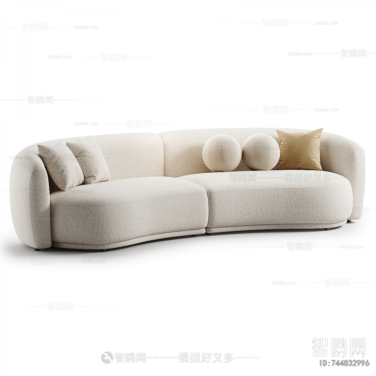 Modern Curved Sofa