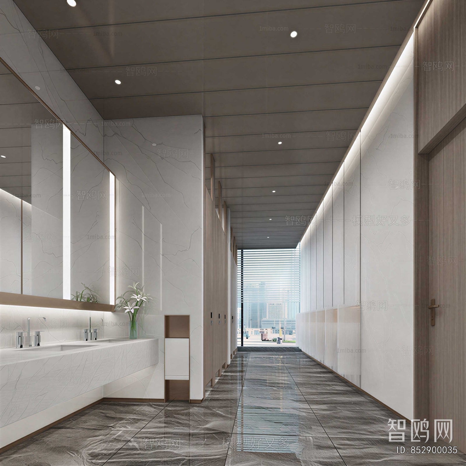 Modern Public Toilet
