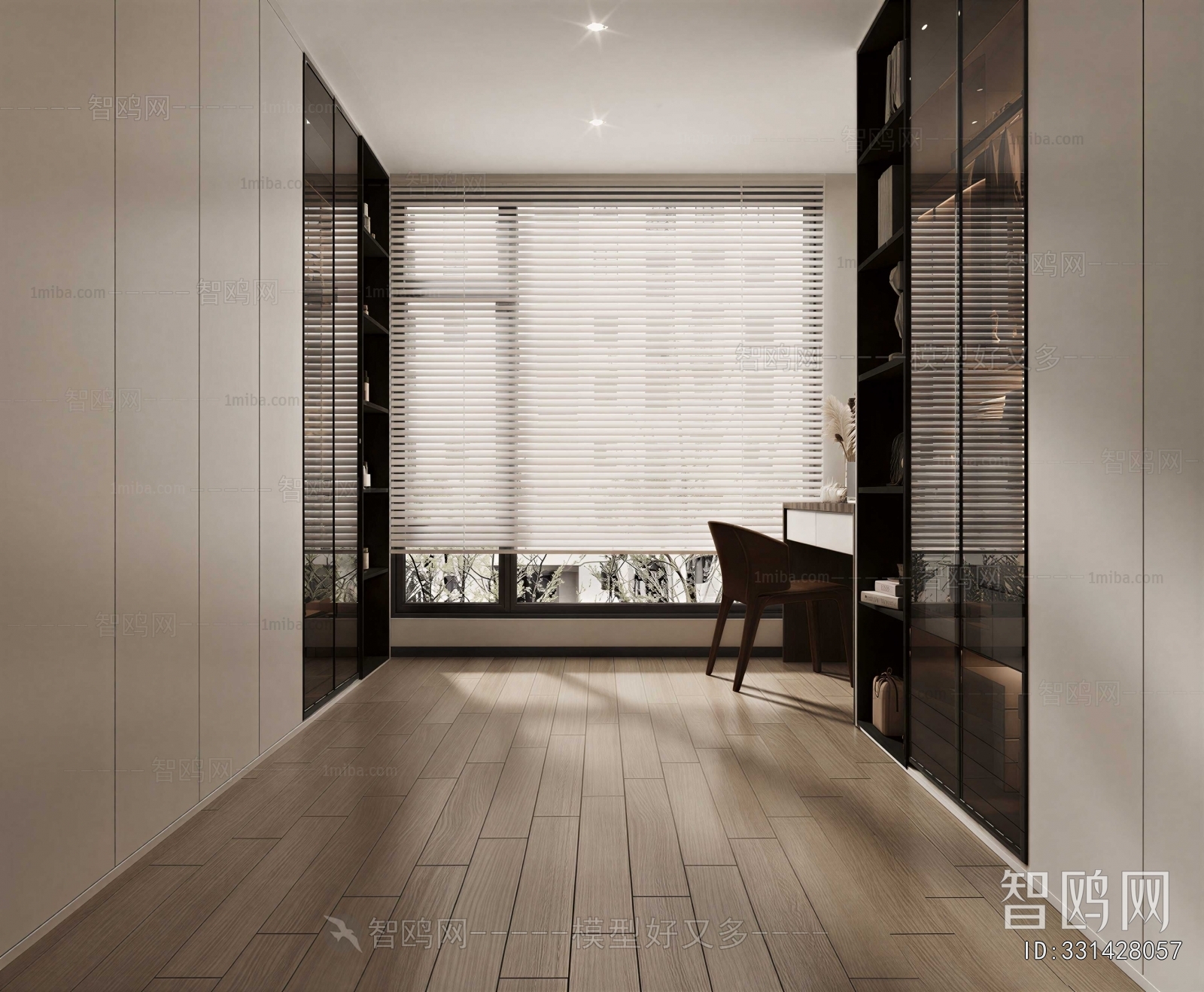 Modern Clothes Storage Area