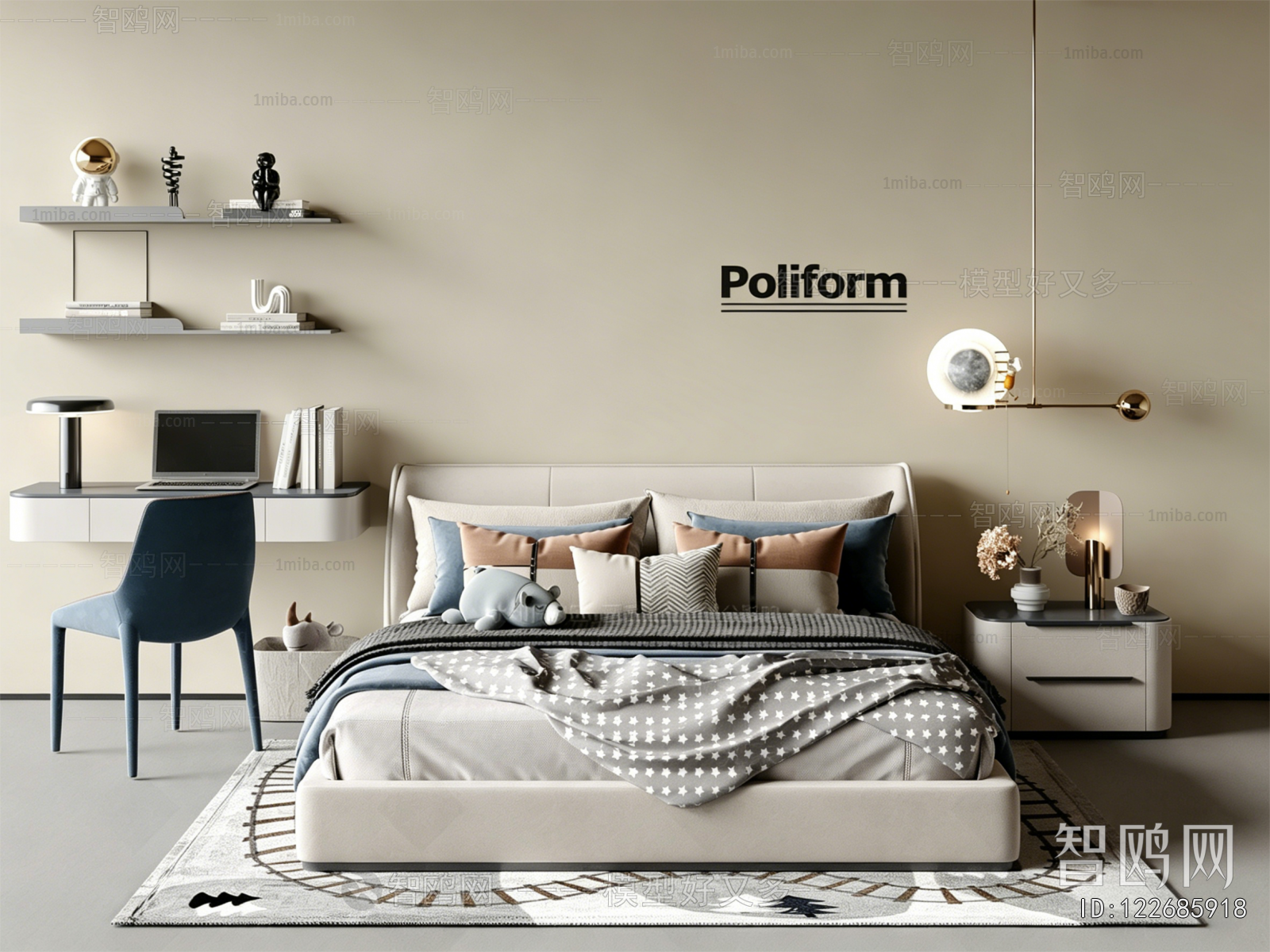 Modern Double Bed