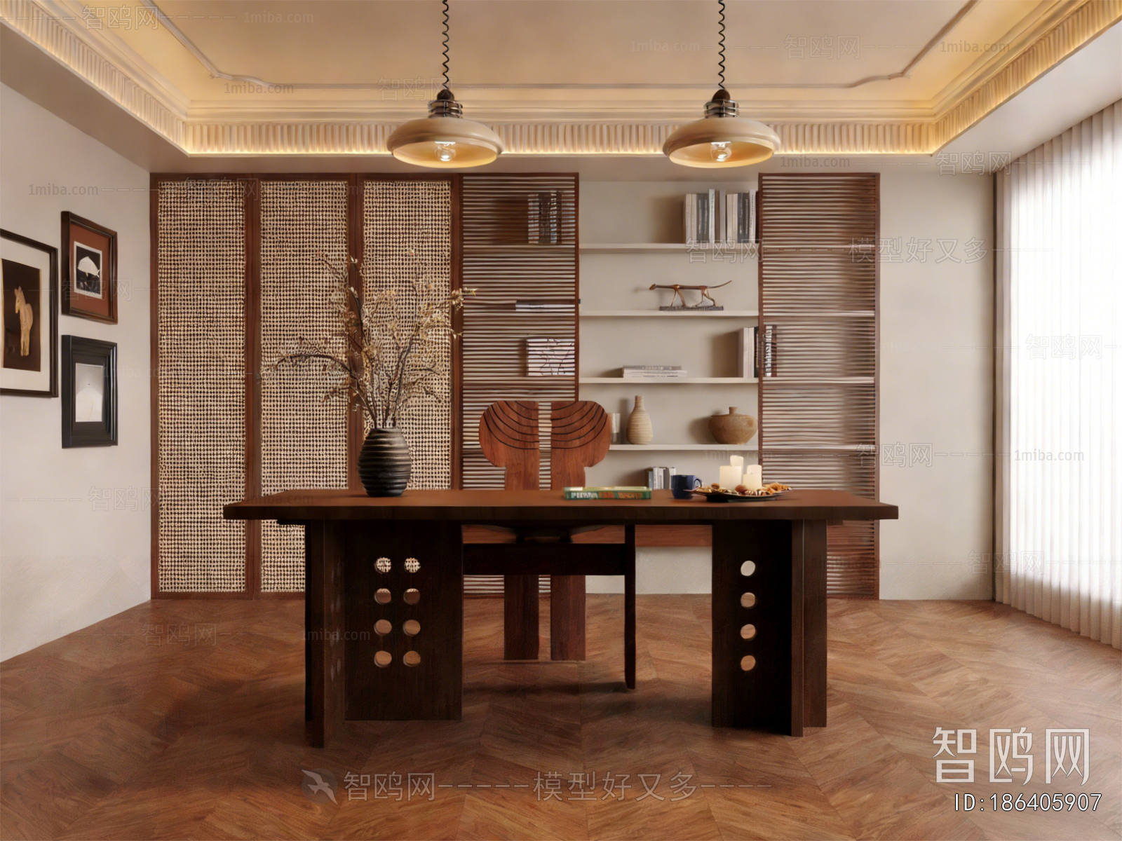 Retro Style Study Space