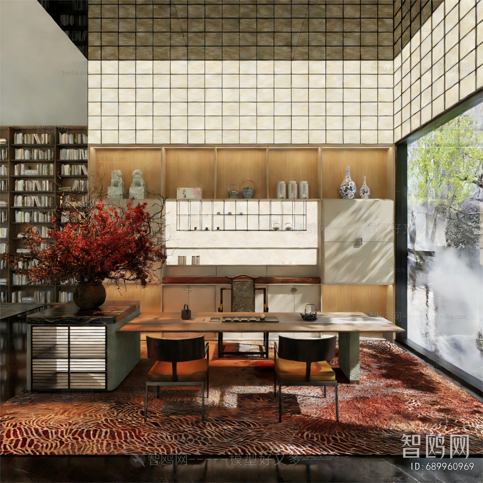 New Chinese Style Lobby Hall