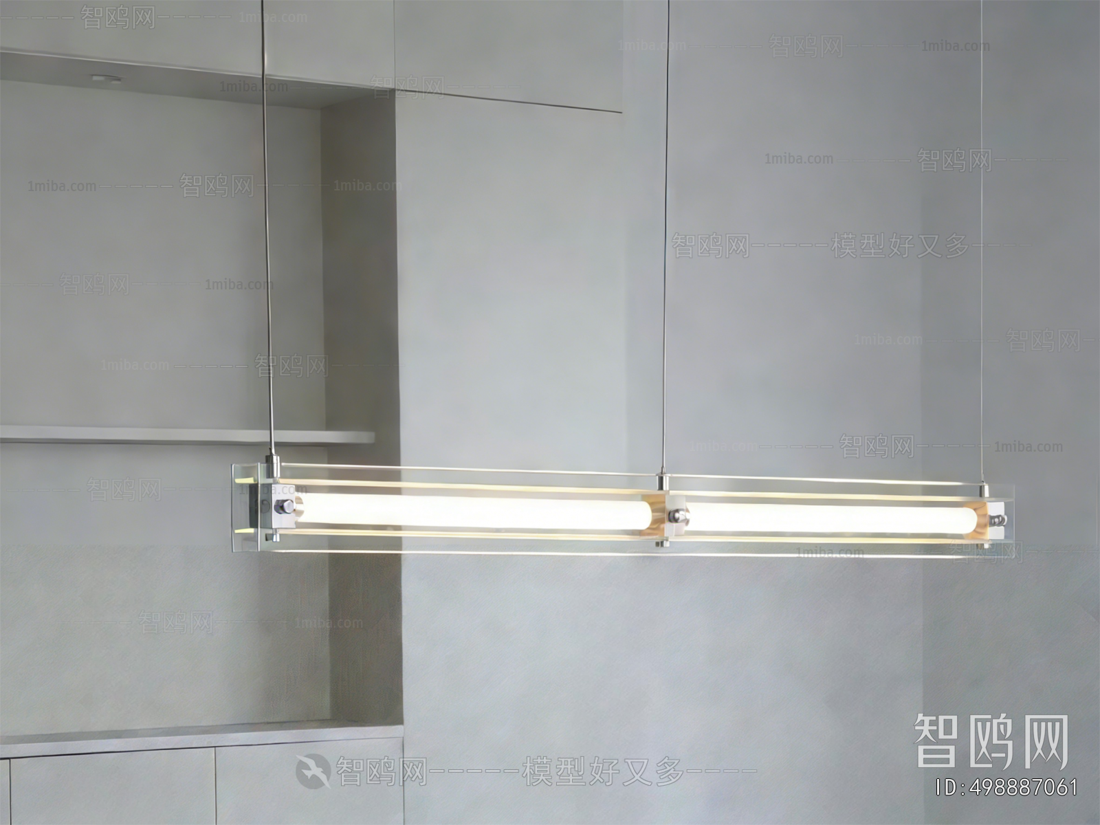 Modern Long Chandelier