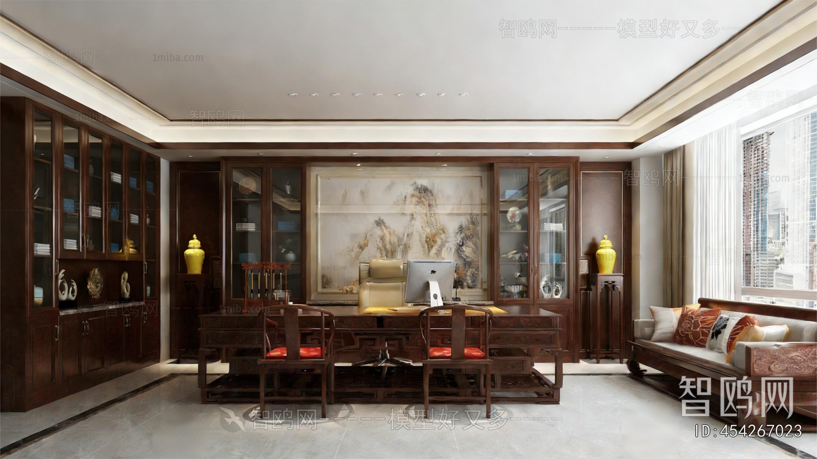 New Chinese Style Manager's Office