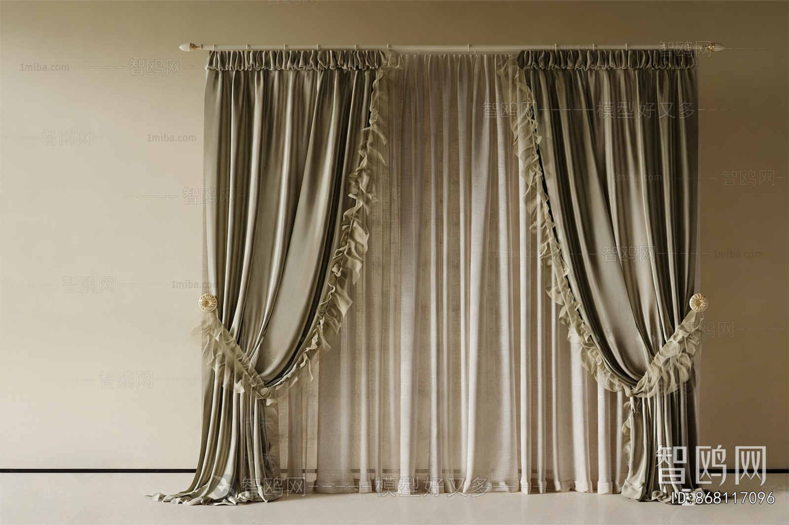 Simple European Style The Curtain