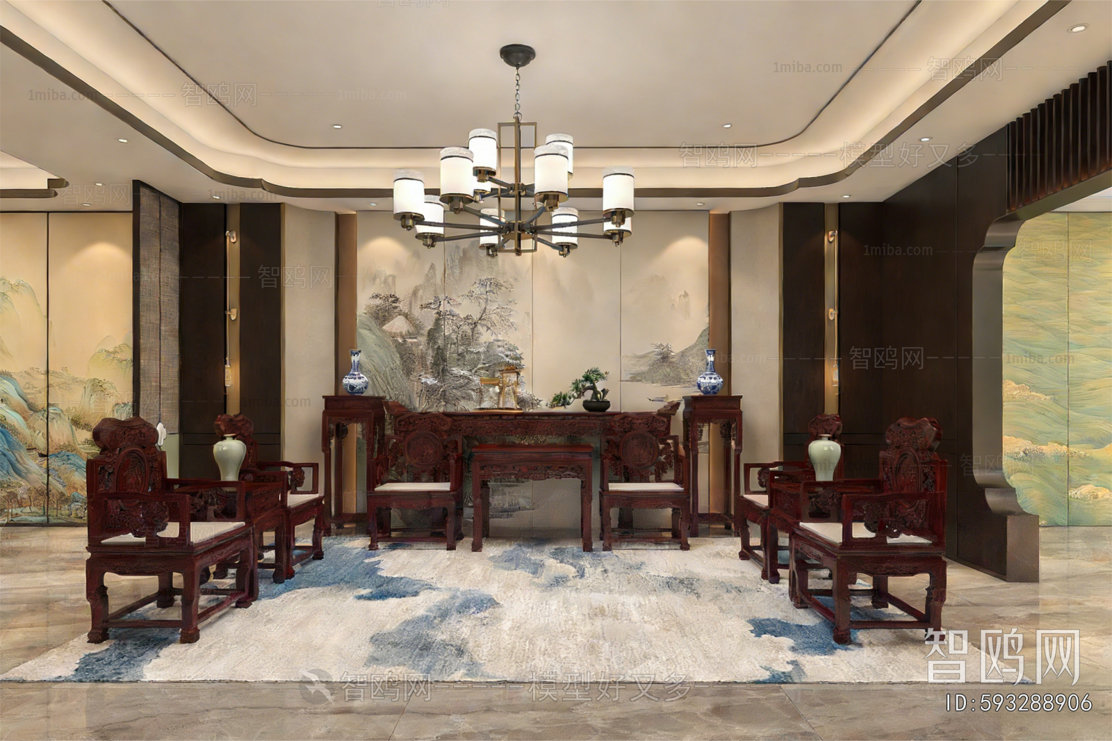 Chinese Style A Living Room