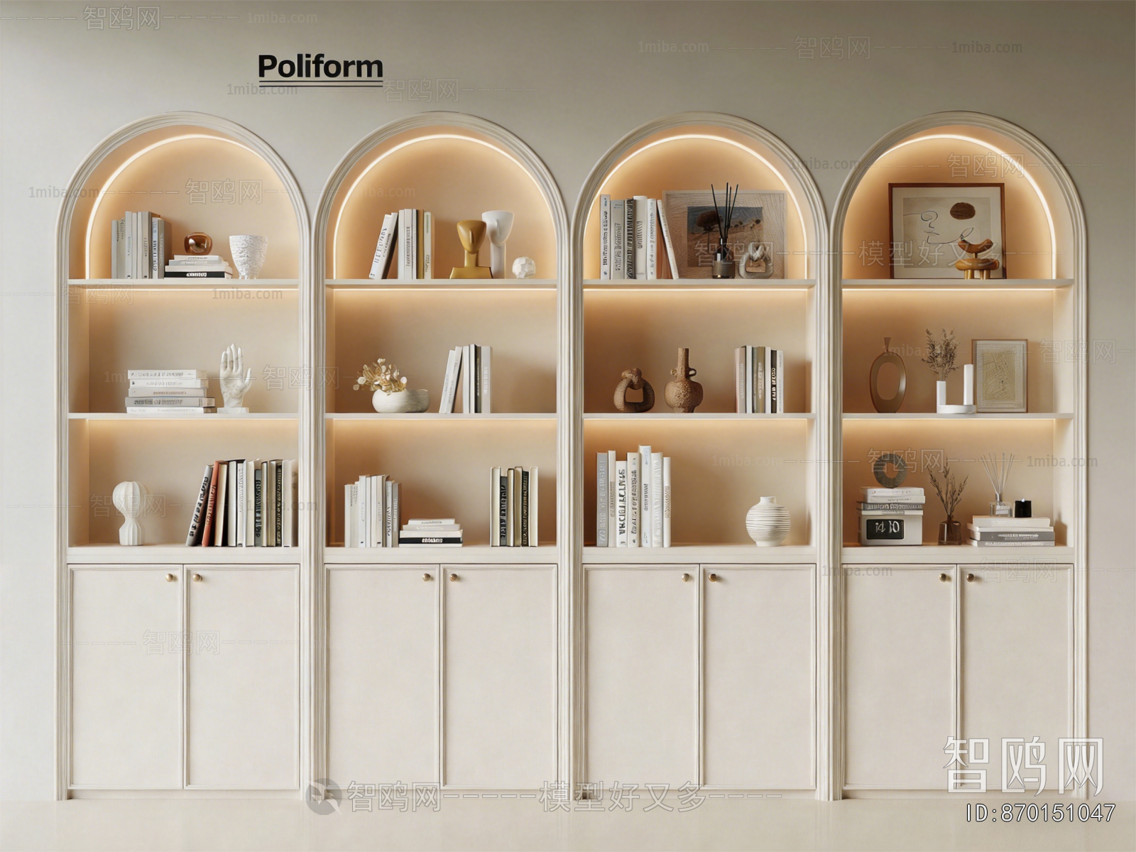 French Style Bookcase