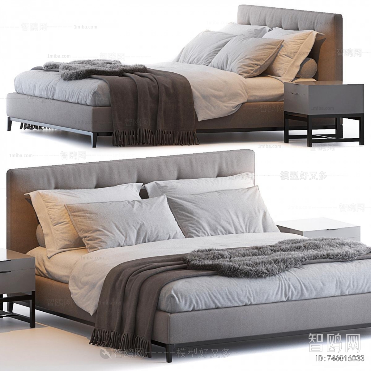 Modern Double Bed