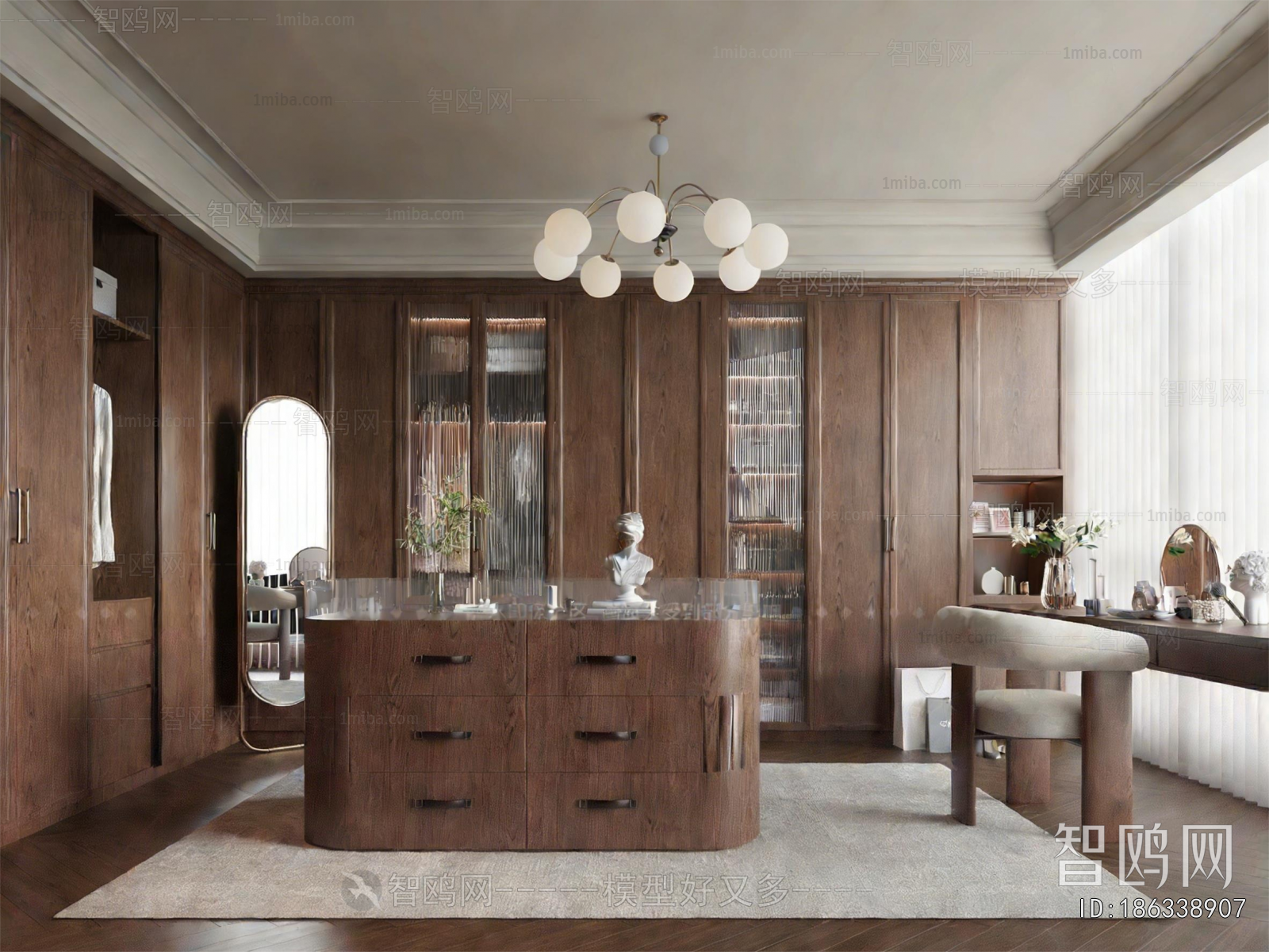 Modern Clothes Storage Area