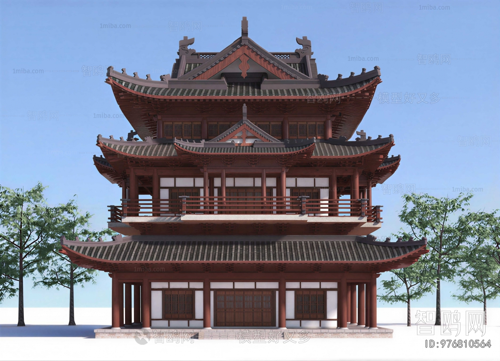 Chinese Style Ancient Architectural Buildings