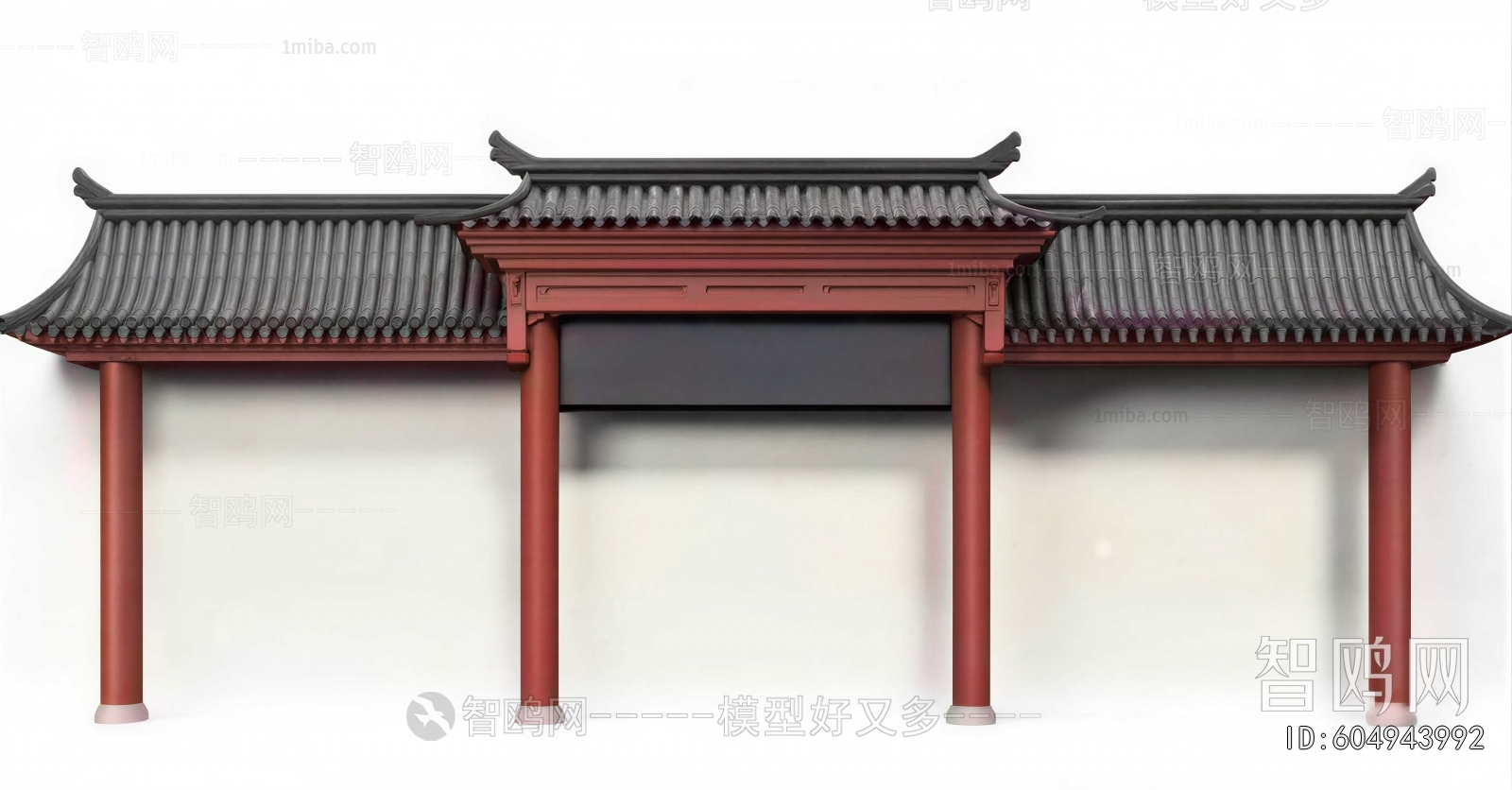 New Chinese Style Ancient Architectural Buildings