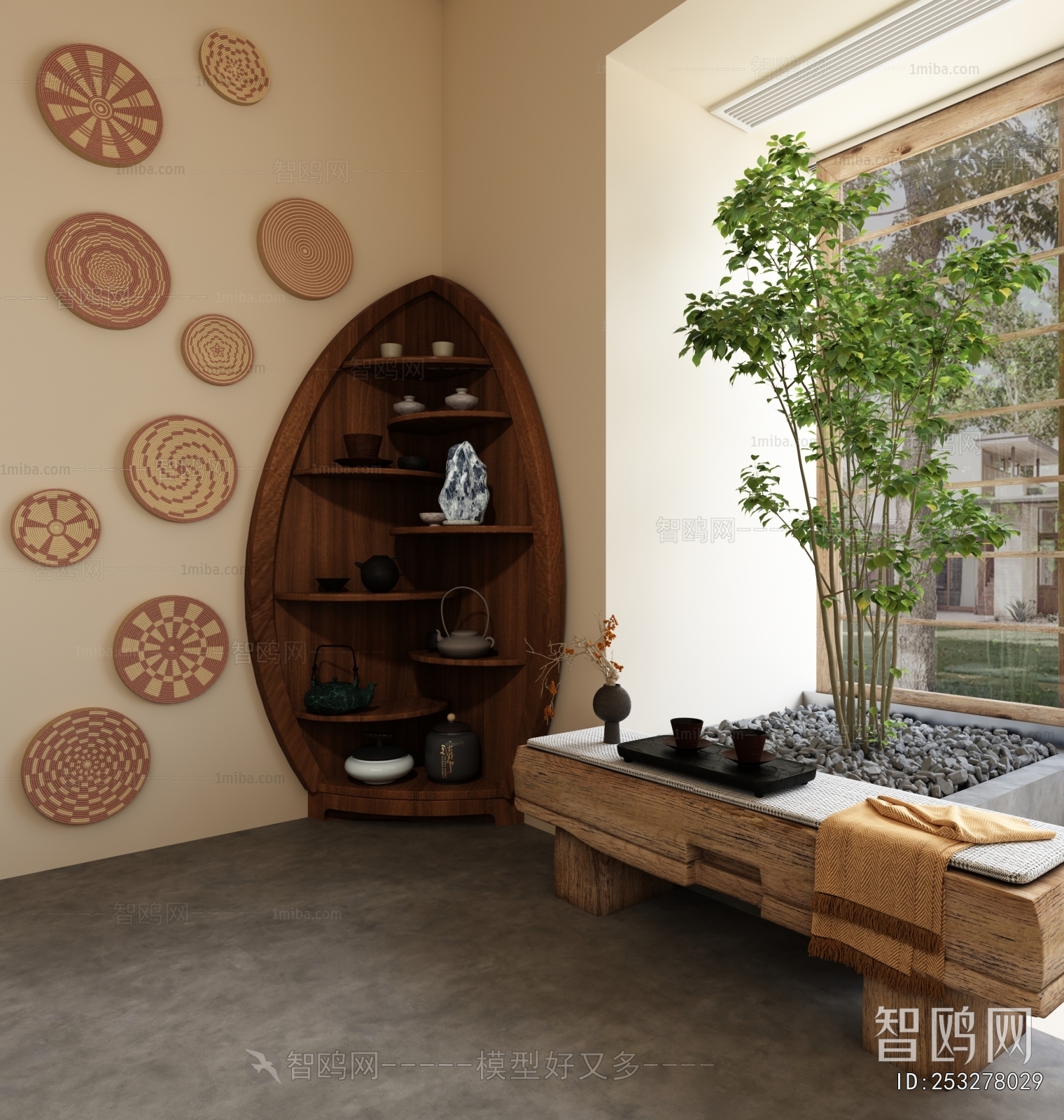 Chinese Style Side Cabinet