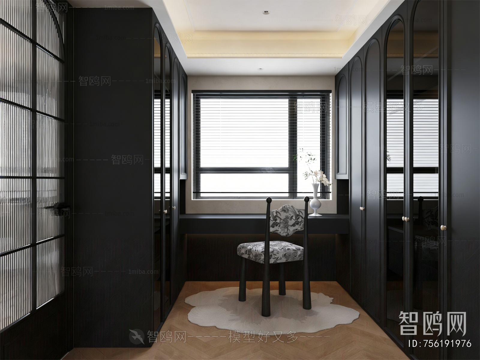 French Style Clothes Storage Area