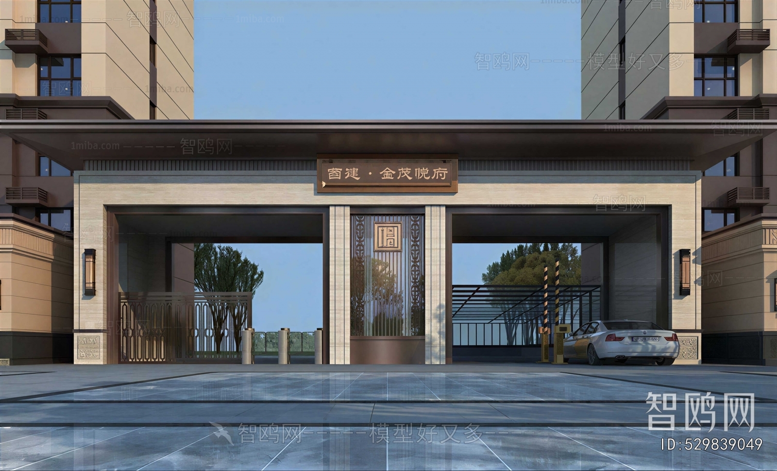 New Chinese Style Facade Element