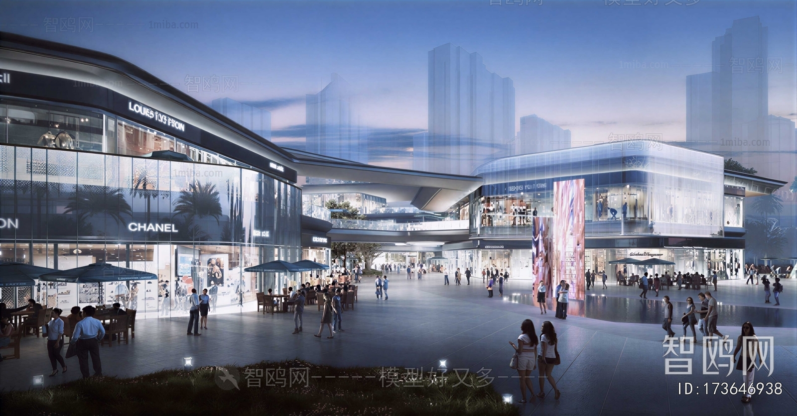 Modern Appearance Of Commercial Building