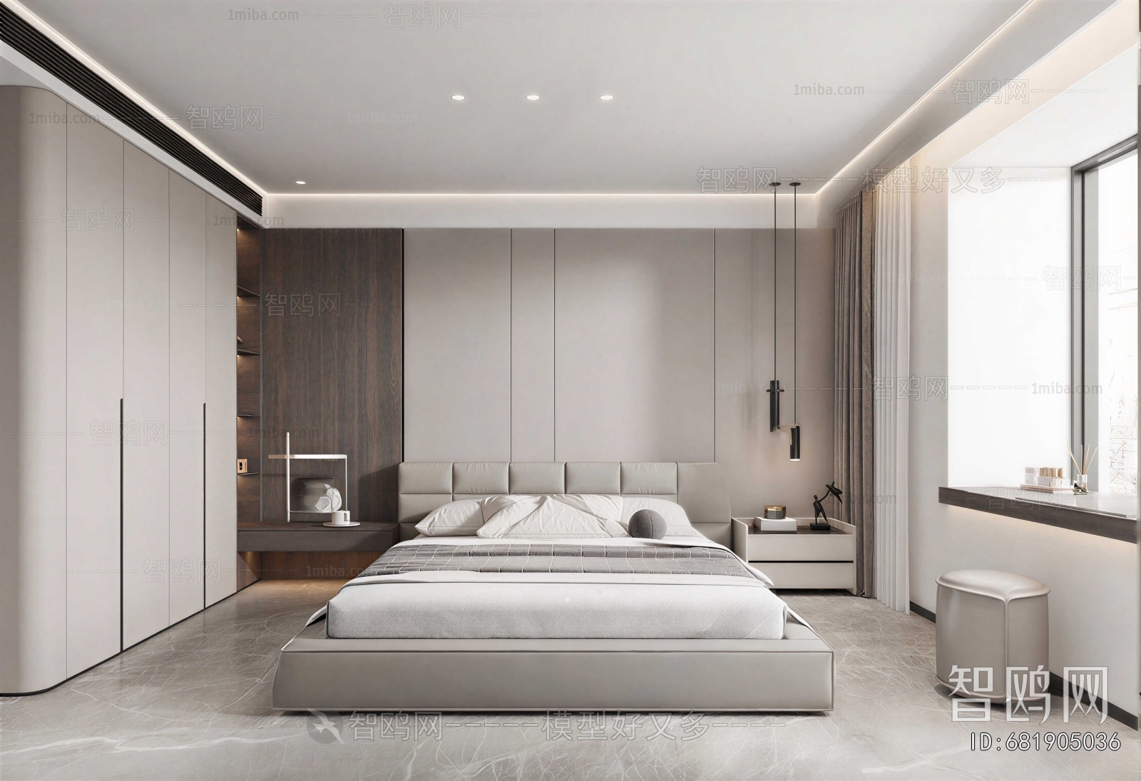 New Chinese Style Bedroom