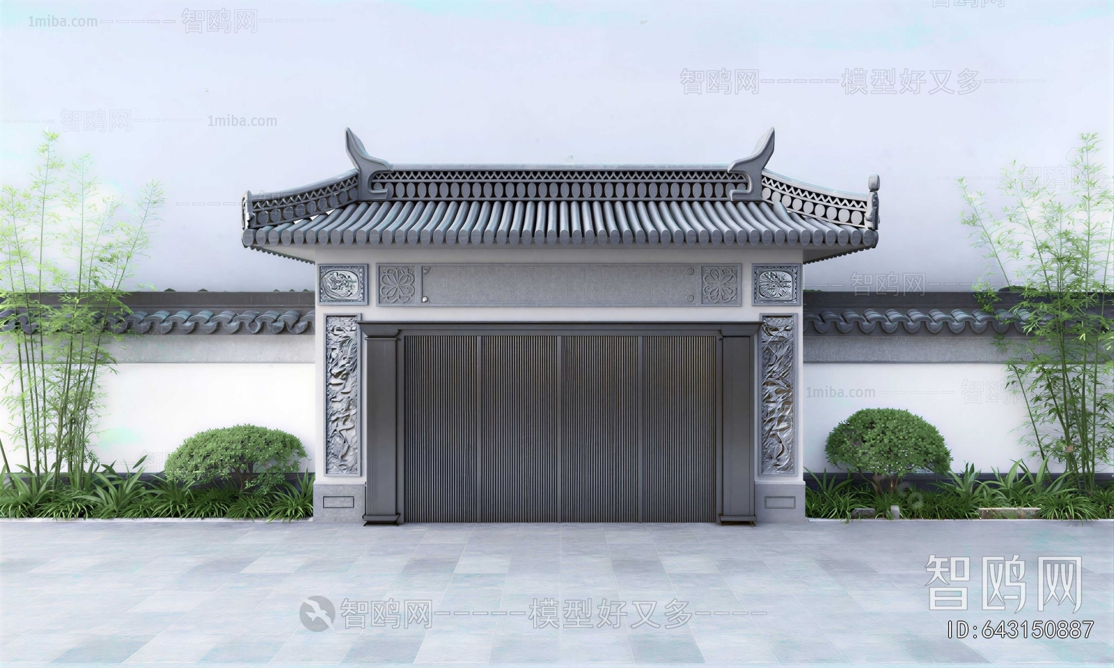 New Chinese Style Facade Element